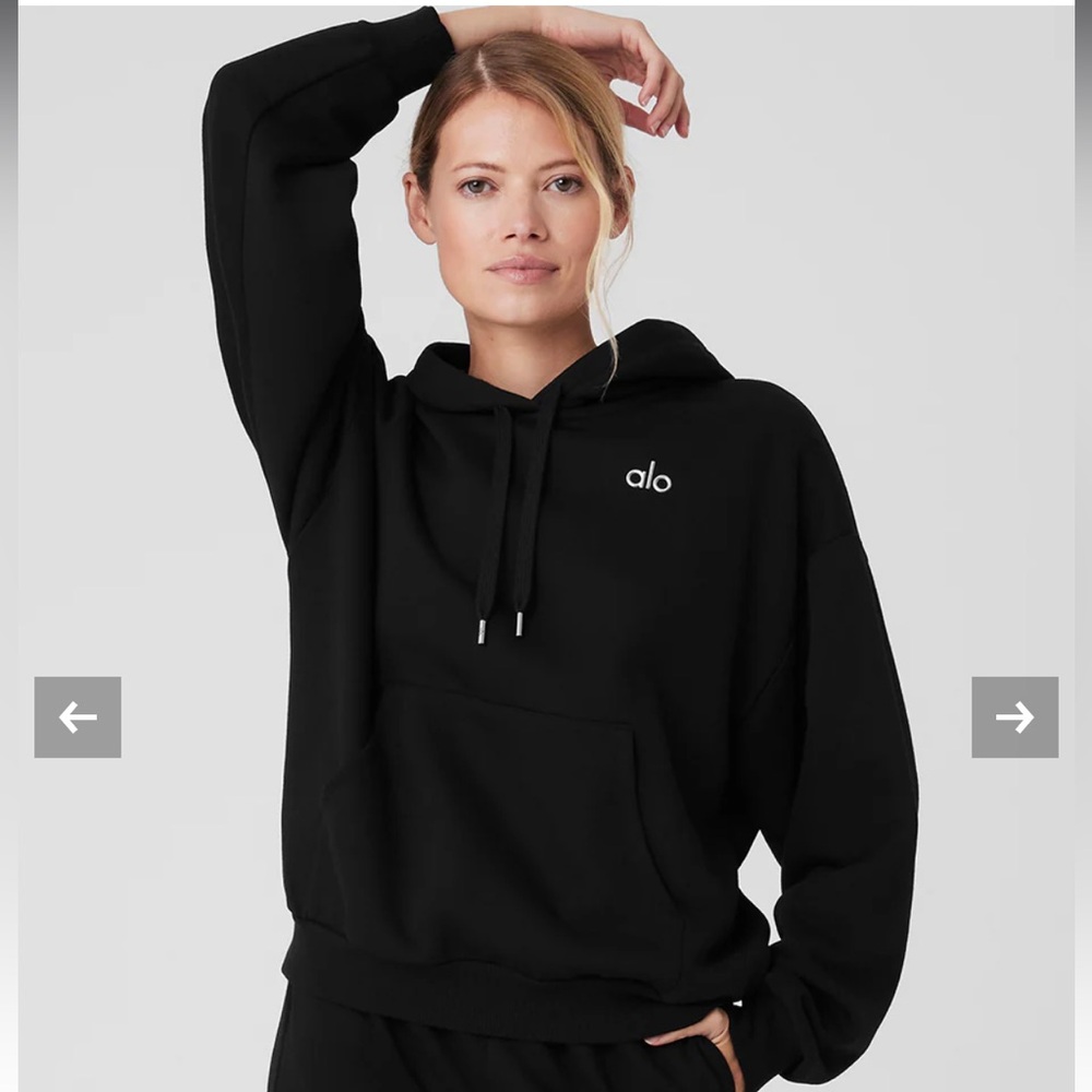 Alo Yoga black Accolade Hoodie
